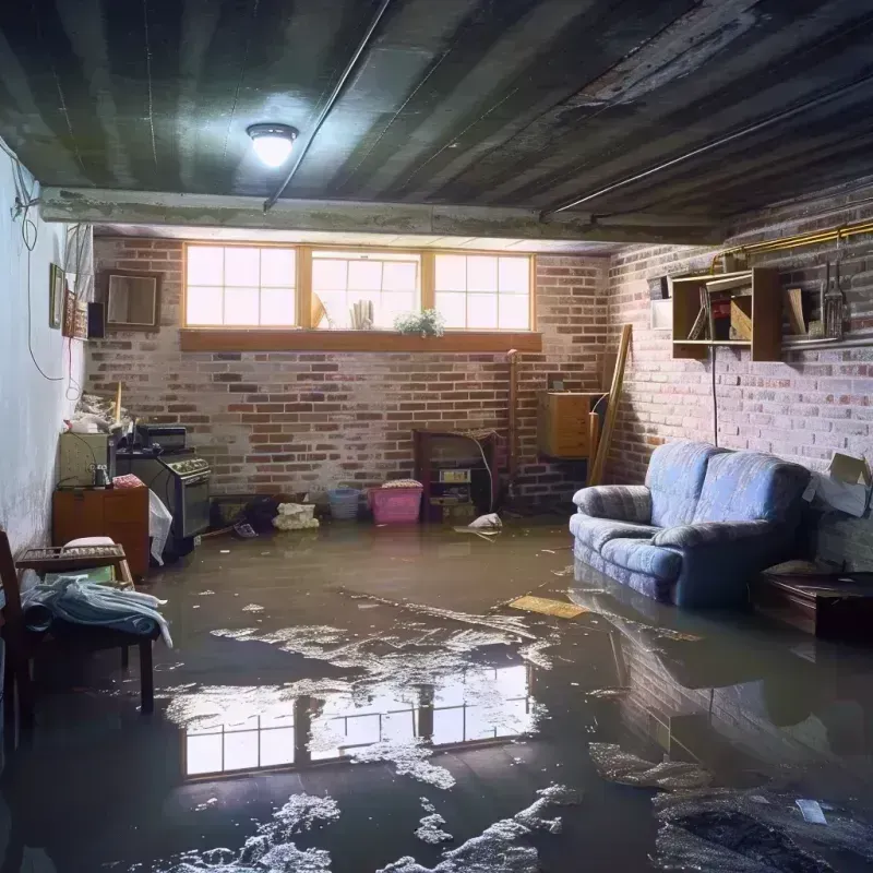 Flooded Basement Cleanup in Framingham Center, MA